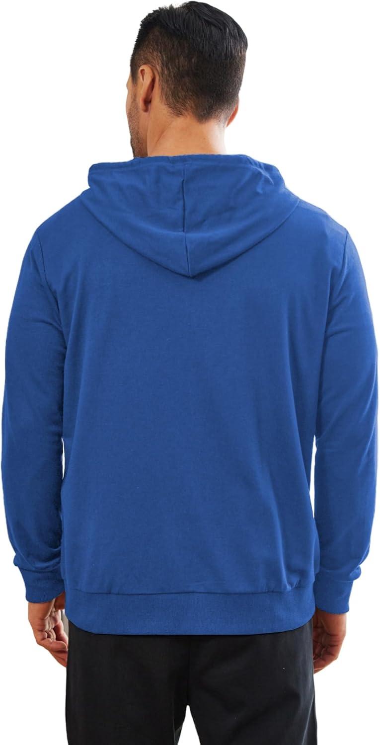 imageDeyeek Dialysis Sweatshirts with Arm Zipper Jacket FullZip Lightweight Hemodialysis Cotton Jacket with PocketsRoyal Blue