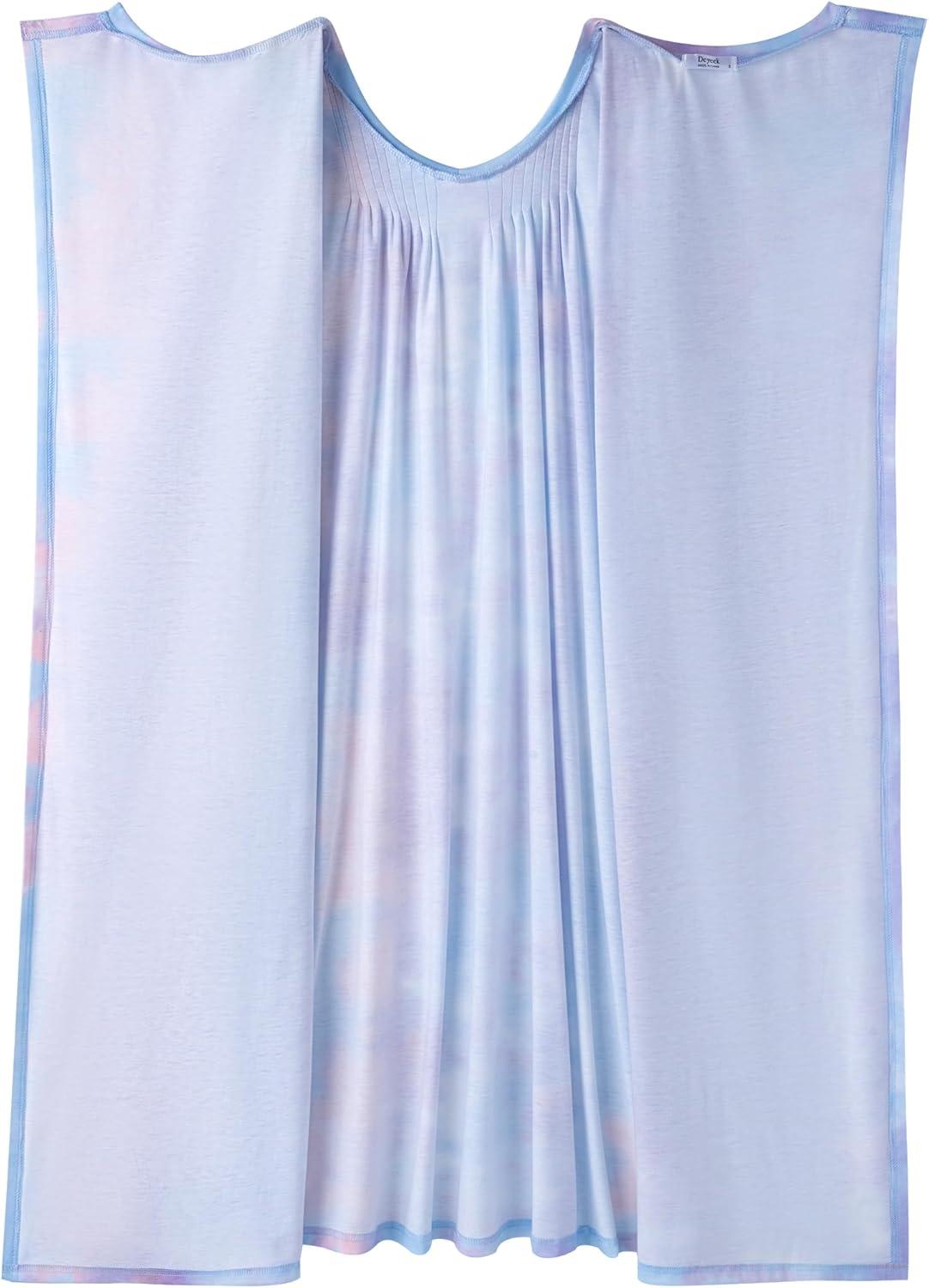 imageDeyeek Hospital Gowns for Women Post Shoulder Surgery Open Back Adaptive clothing lounge dress for PatientsampSeniors NightgownPink Tiedye
