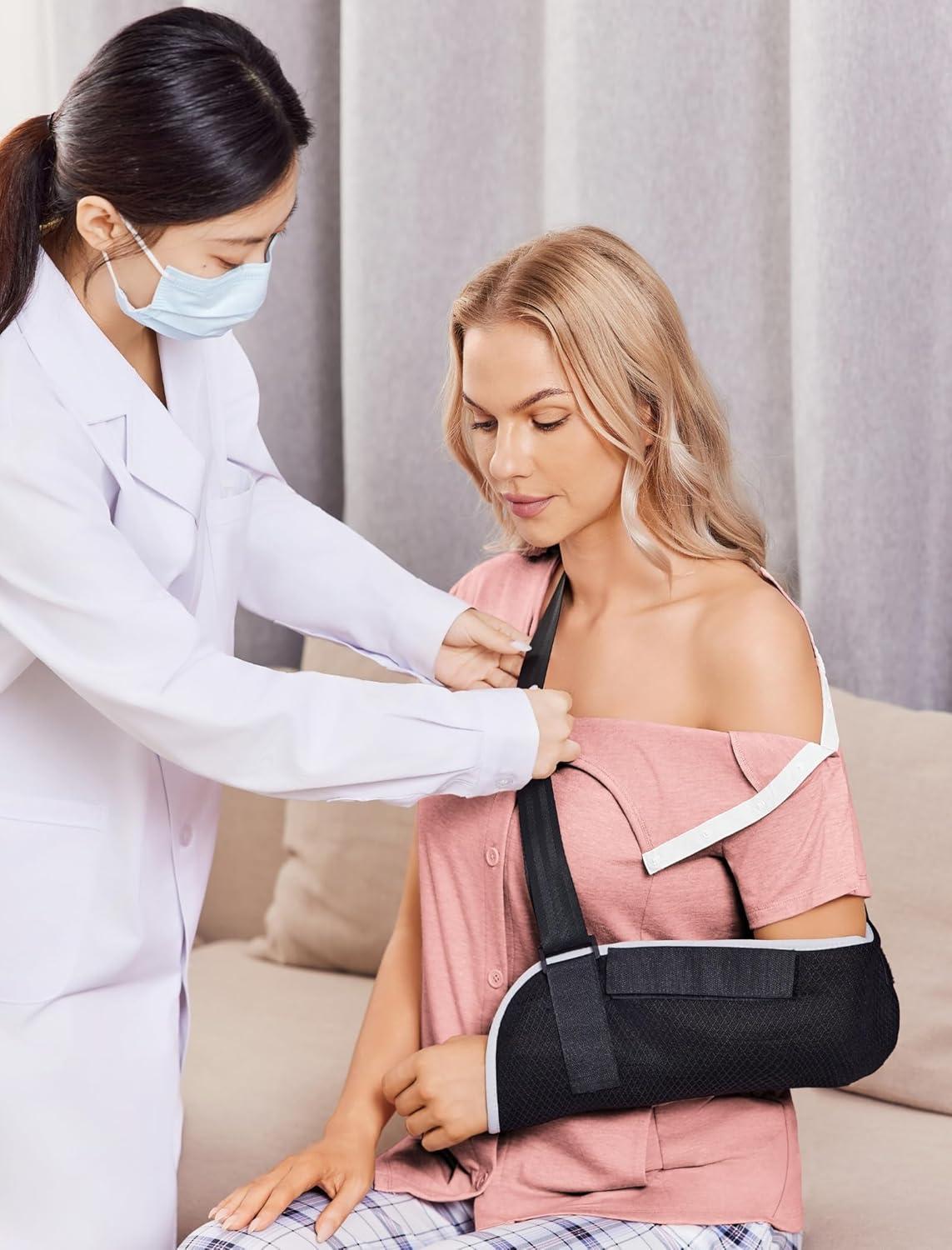 imageDeyeek Mastectomy Shirts with Drain Pockets Tear Away Side Shoulder Surgery Tops for Women Chemo Shirts for Port AccessPink