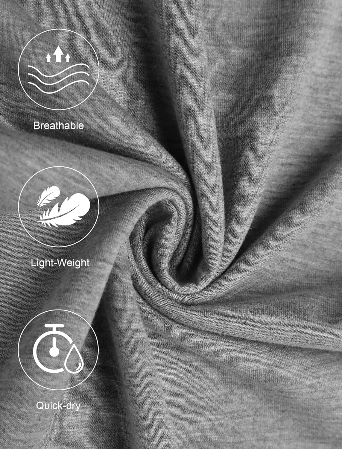 imageDeyeek Mens Lightweight Sweatpants Open Bottom Sweat Pants for Men Straight Leg Gym Sweatpants Lounge Pants with PocketsCharcoal