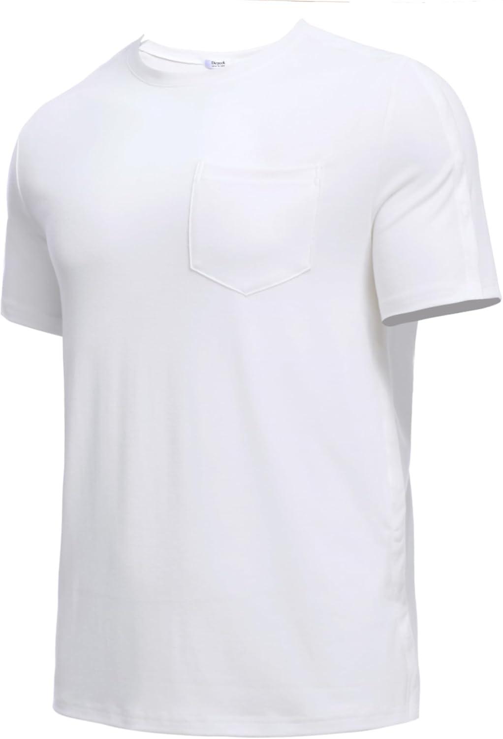 imageDeyeek Mens Post Shoulder Surgery Shirts Recovery Tear Away Short Sleeve Full Open Side Snap Adaptive Chemo ClothingWhite