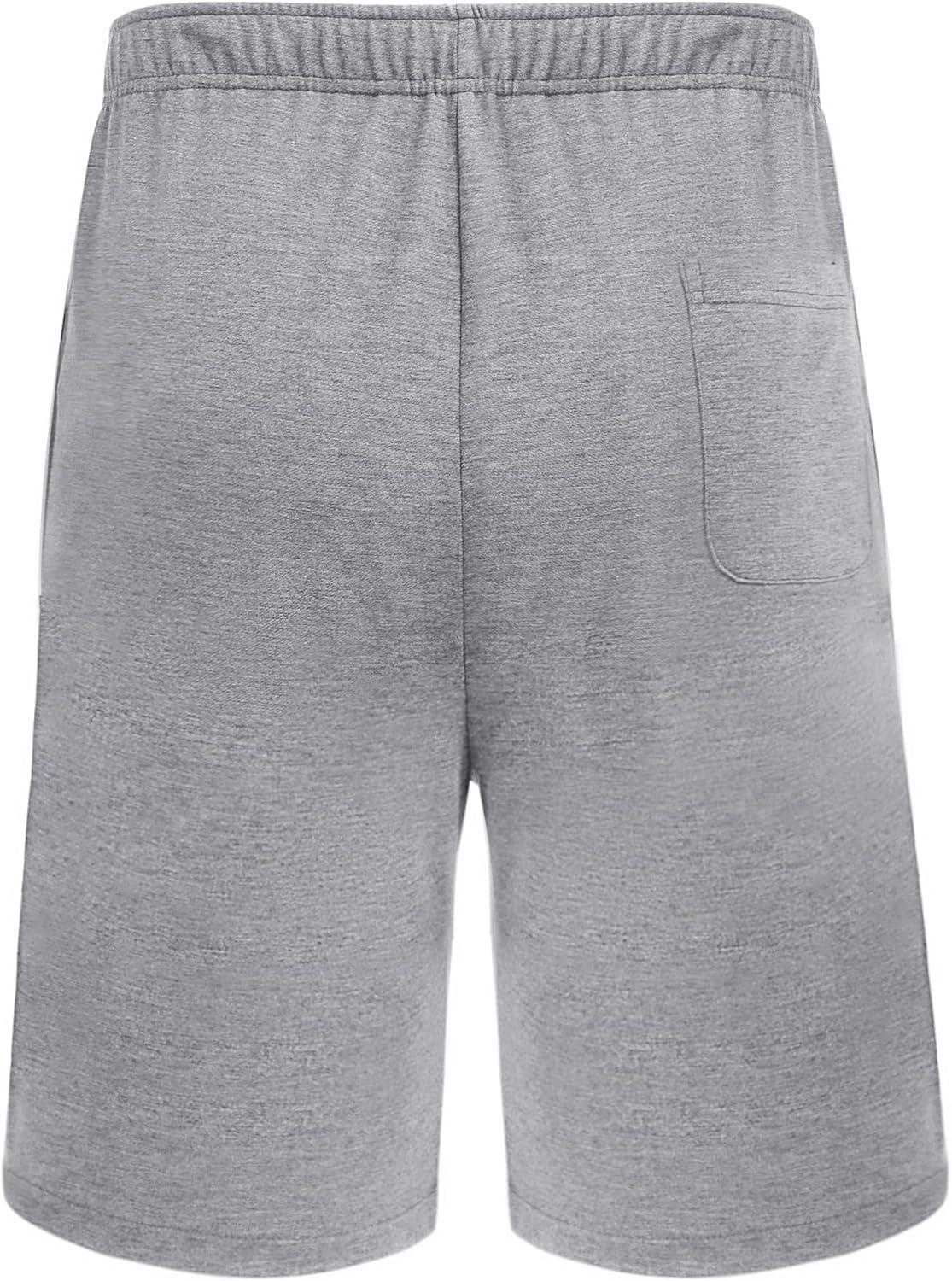 imageDeyeek Mens Tear Away Shorts Post Surgery Recovery Side Snap Shorts Color Block Cotton Break Away Pants with PocketsLight Grey