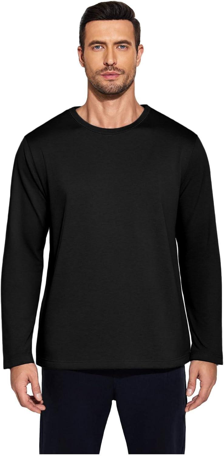 imageDeyeek Post Shoulder Surgery Recovery Shirts for Men Chemo Port Access Top Snap Full Tear Away Long SleeveBlack