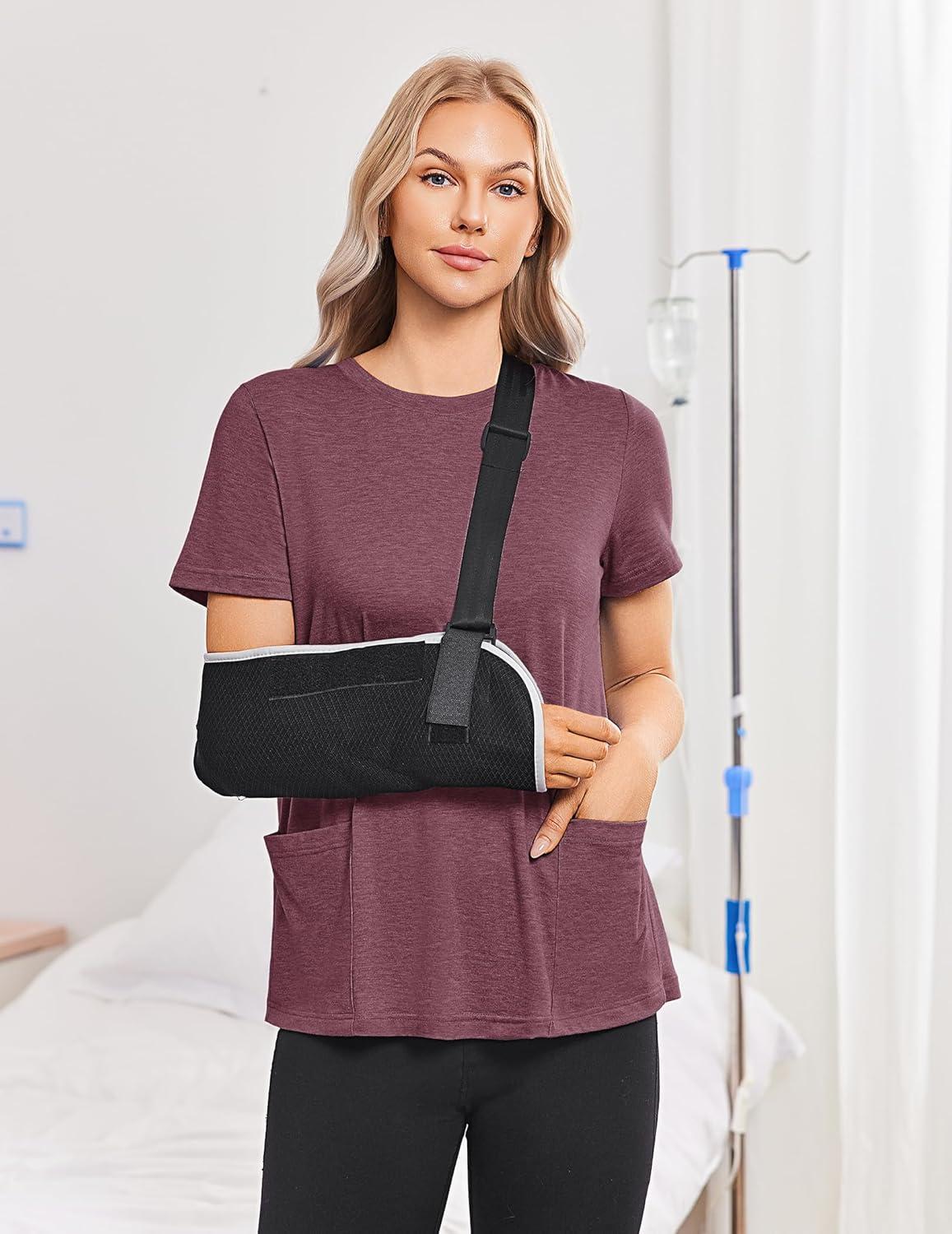 imageDeyeek Post Surgery Shirts for Women Tear Away Snap Open Back Top Hospital Shirts Short Sleeve Adaptive Clothing with PocketsBurgundy