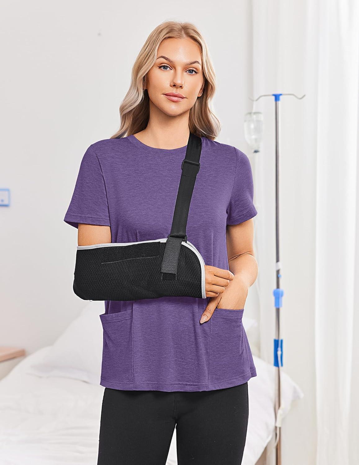 imageDeyeek Post Surgery Shirts for Women Tear Away Snap Open Back Top Hospital Shirts Short Sleeve Adaptive Clothing with PocketsPurple