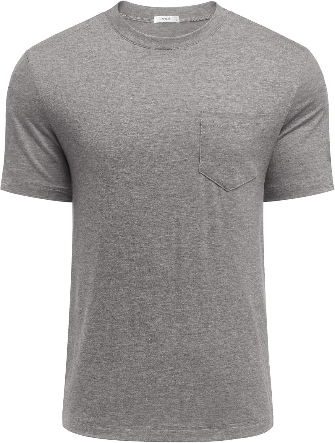 imageDeyeek Shoulder Post Surgery Recovery Shirts for Men Full Tear Away Short Sleeve T Shirt Adaptive Chemo ClothingLight Gray