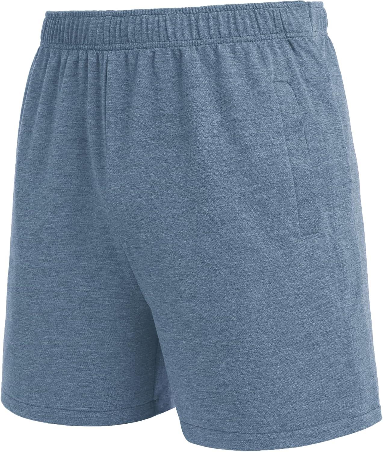 imageDeyeek Unisex Tear Away Shorts Snap On Athletic Cotton Shorts Post Knee Surgery Recovery Hip Replacement Pants with PocketsMidnight Navy