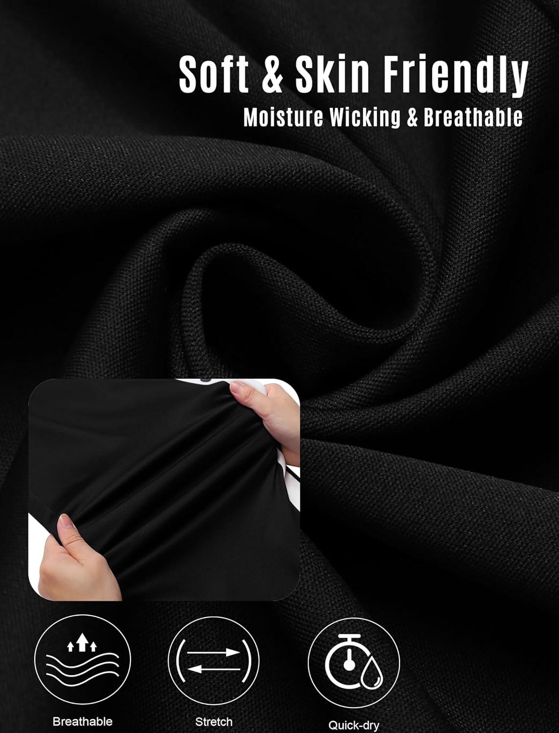 imageDeyeek Womens Tear Away Pants Side Split Snap Open Bottom Sweatpants Leg Breakaway Post Surgery Pants with PocketsBlack