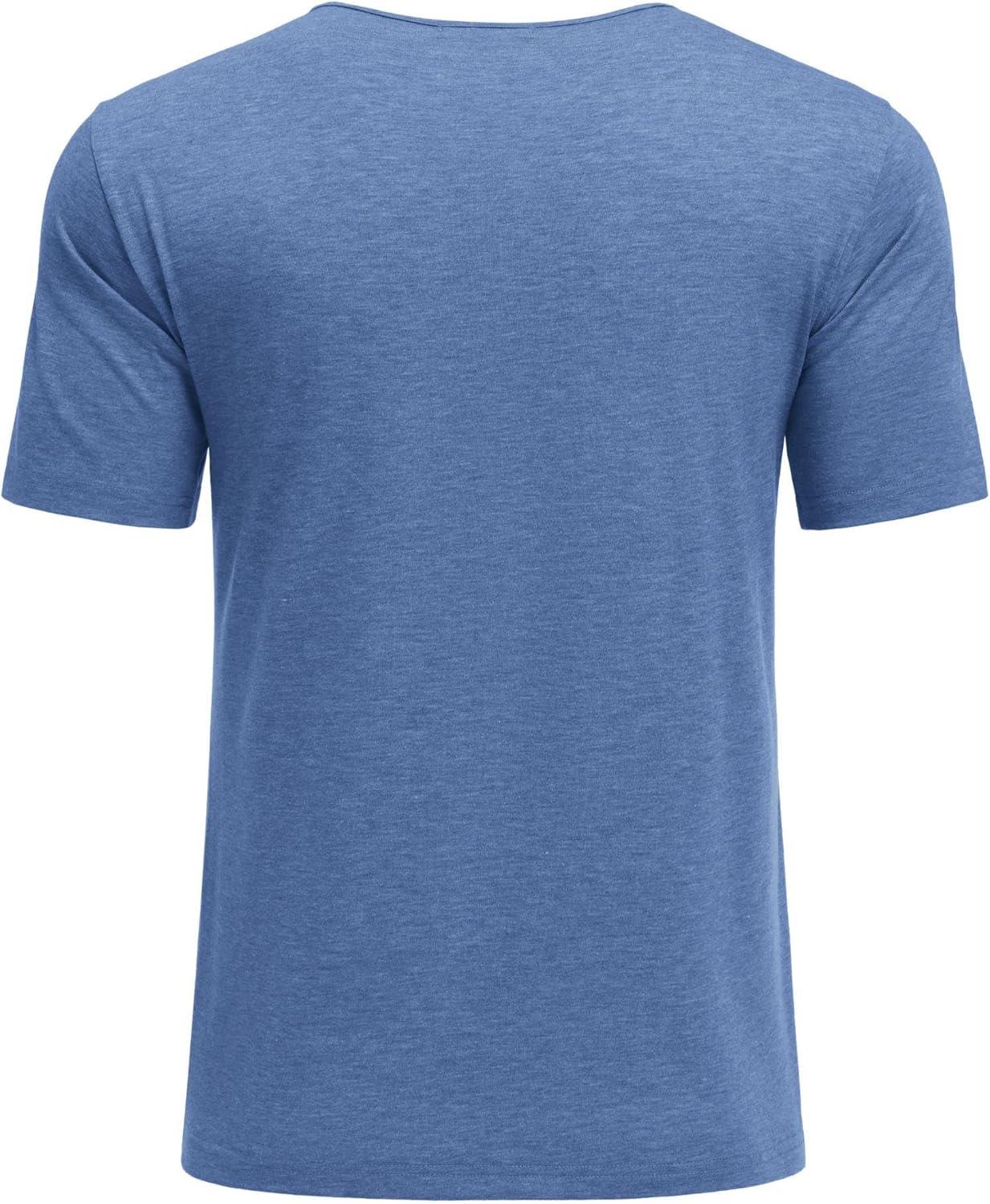 imageDyeek Chemo for Shirt Port Access Chemotherapy Must Haves Tear Away Side Snap Short Sleeve Post Shoulder Surgery ShirtsBlue