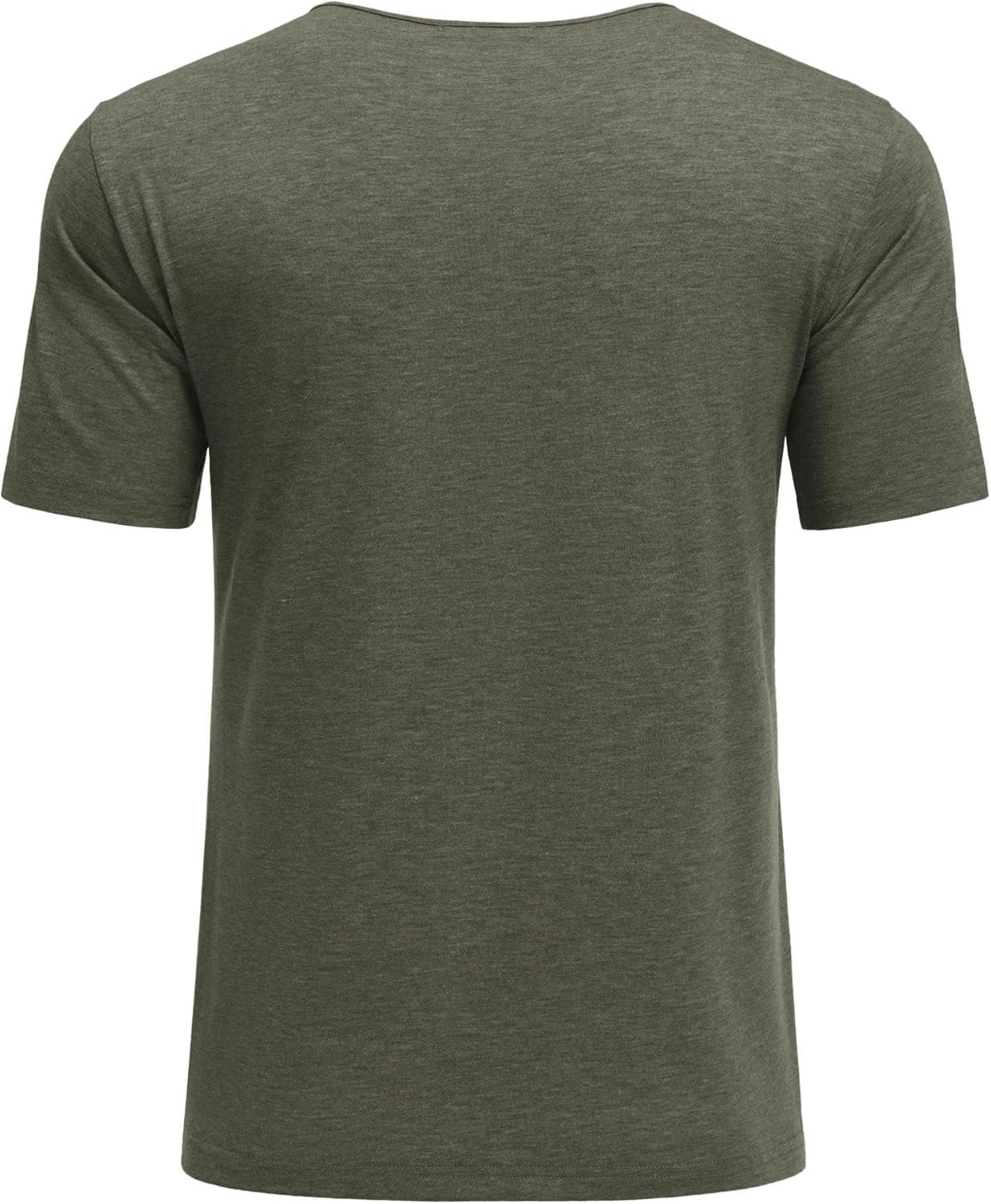 imageDyeek Chemo for Shirt Port Access Chemotherapy Must Haves Tear Away Side Snap Short Sleeve Post Shoulder Surgery ShirtsDark Green