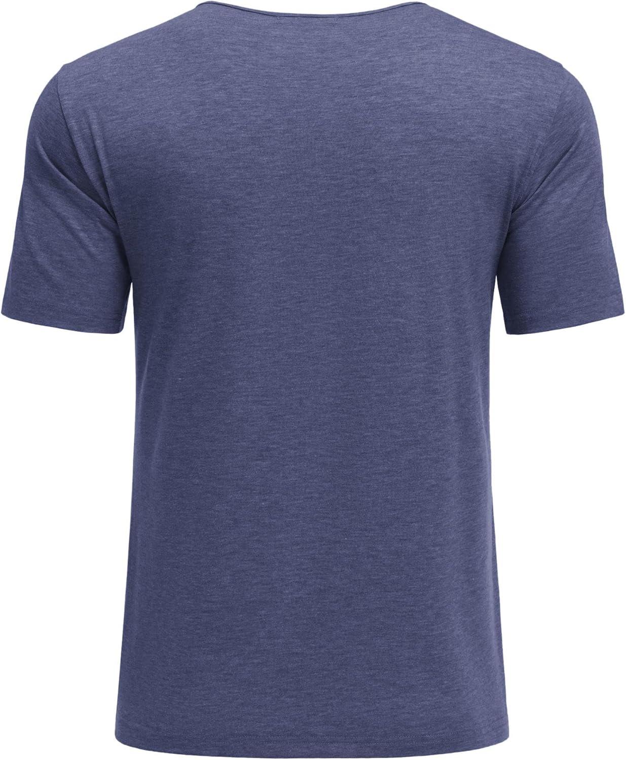 imageDyeek Chemo for Shirt Port Access Chemotherapy Must Haves Tear Away Side Snap Short Sleeve Post Shoulder Surgery ShirtsNavy Blue