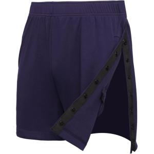 Deyeek Men’s Snap Tear Away Athletic Shorts – Breakaway Adaptive Post Hip Knee Surgery Recovery With Pockets(Navy Blue)