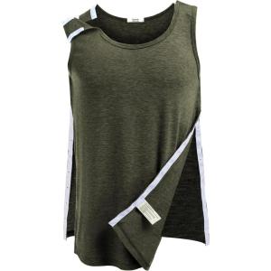 Deyeek Unisex Shoulder Snap-Access Tank Tops Post Surgery Shirts Tear Away Chemo Shirt Clothes After Rotator Cuff Surgery(Green)