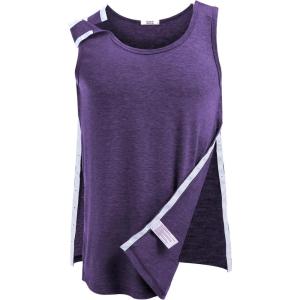 Deyeek Unisex Shoulder Snap-Access Tank Tops Post Surgery Shirts Tear Away Chemo Shirt Clothes After Rotator Cuff Surgery(Purple)