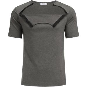 Dyeek Chemo for Shirt Port Access Chemotherapy Must Haves Tear Away Side Snap Short Sleeve Post Shoulder Surgery Shirts(Dark Gray)