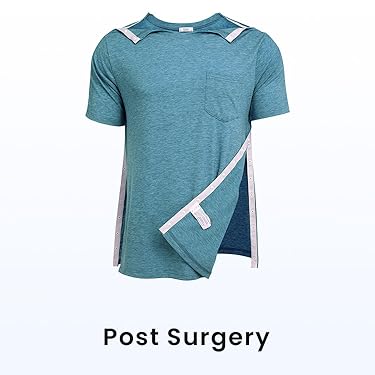 Deyeek – Men’s lightweight athletic pants with slits at the hem, straight leg design, featuring pockets, and also selling comfortable, adaptive clothing for post-operative use.