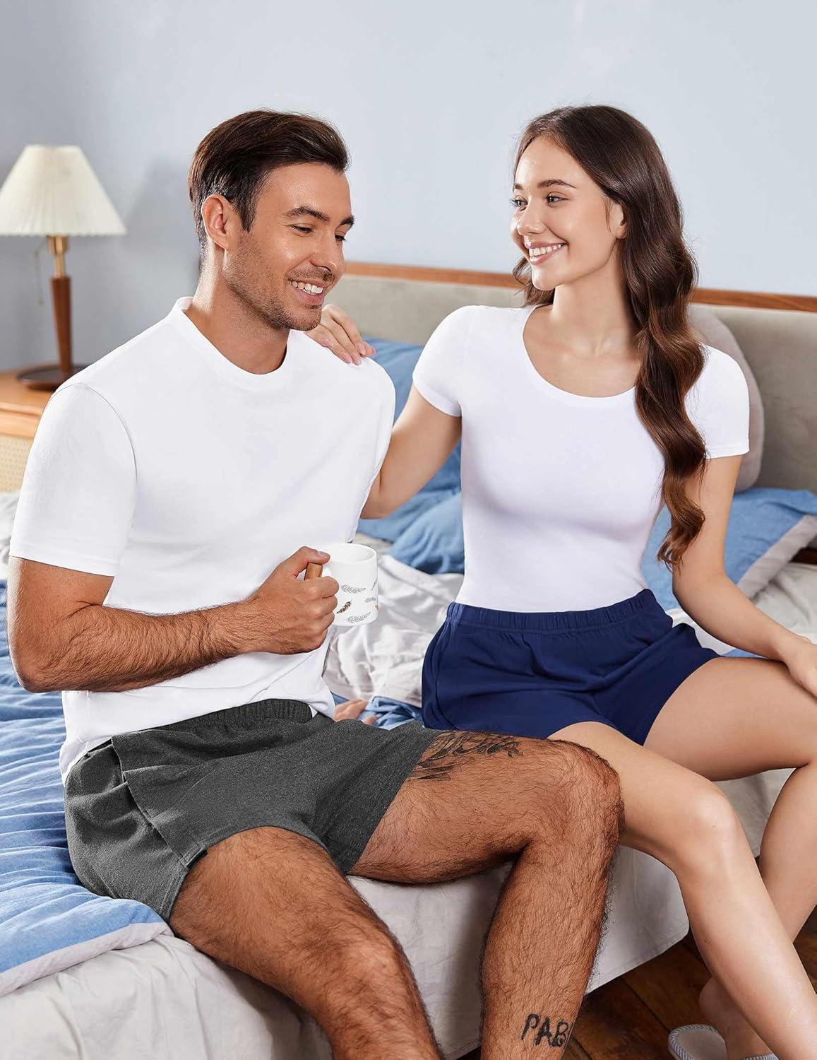 imageDeyeek Unisex Tear Away Shorts 3inch Knee Hip Replacement Kit After Surgery Post Surgery Cotton Shorts Without PocketNavy Blue
