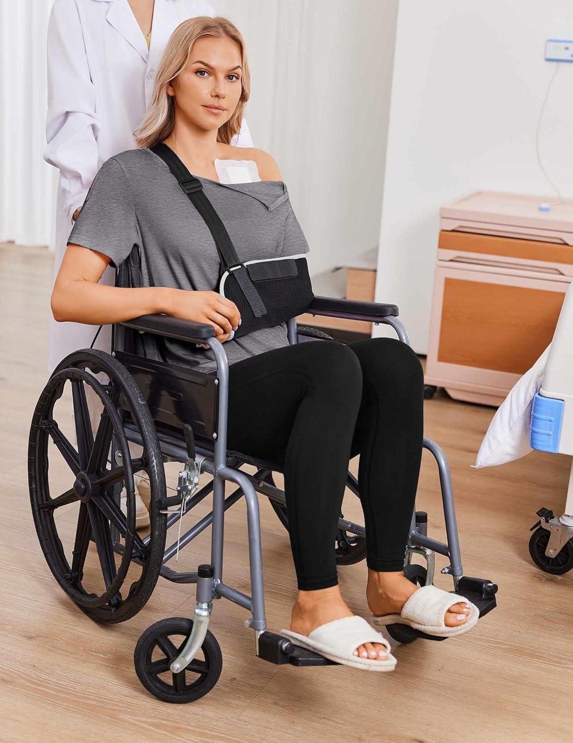 imageDeyeek Chemo Port Shirts for Women with 2 Shoulder Half Zippers Dialysis Post Surgery Shirt Side Tear Away Adaptive ClothingDark Gray