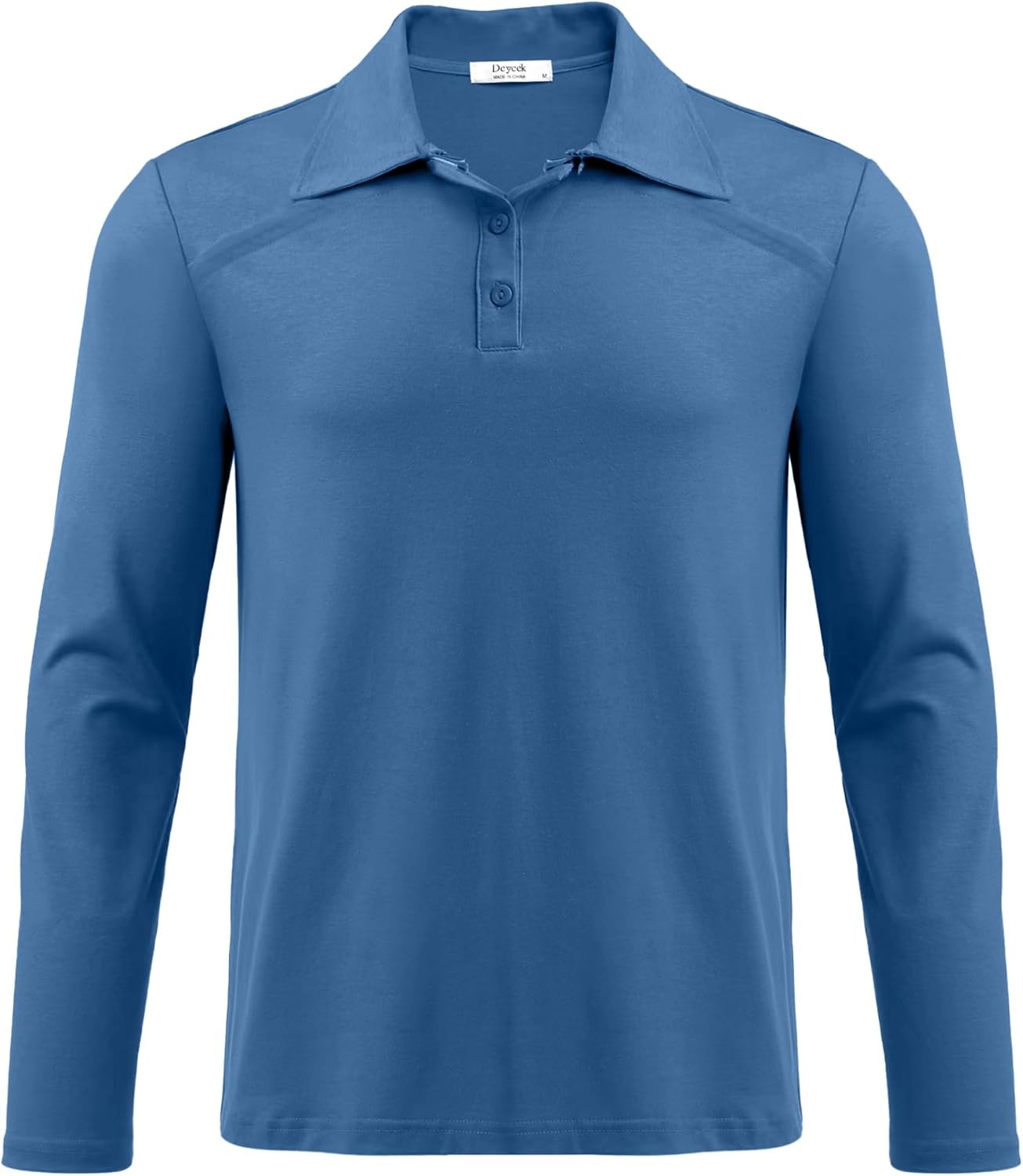 image:imageDeyeek Unisex Chemo Shirts for Port Access Post Shoulder Surgery Shirt Long Sleeve Tear Away ShirtsBlue