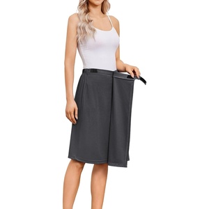 Adaptive Tear Away Skirt for Women – Easy Access Magic Stick Closure Post Hip Knee Leg Ankle Surgery Recovery(Dark Grey)