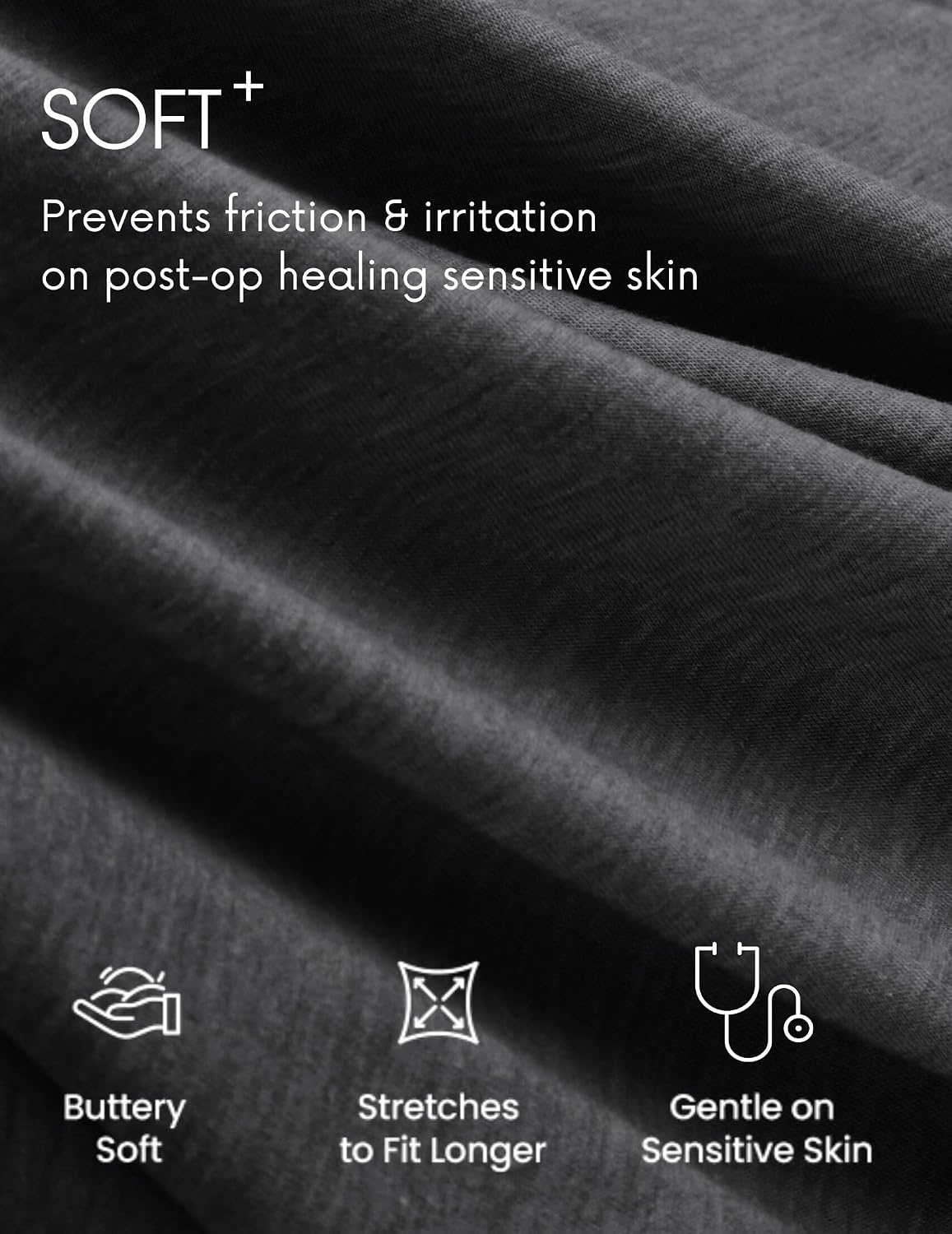 image:imageDeyeek Mens Front Zip Post Shoulder Surgery Adaptive Shirt Full arm snap open design builtin pocket comfortable chemo recovery wear for shoulder injuryCharcoal