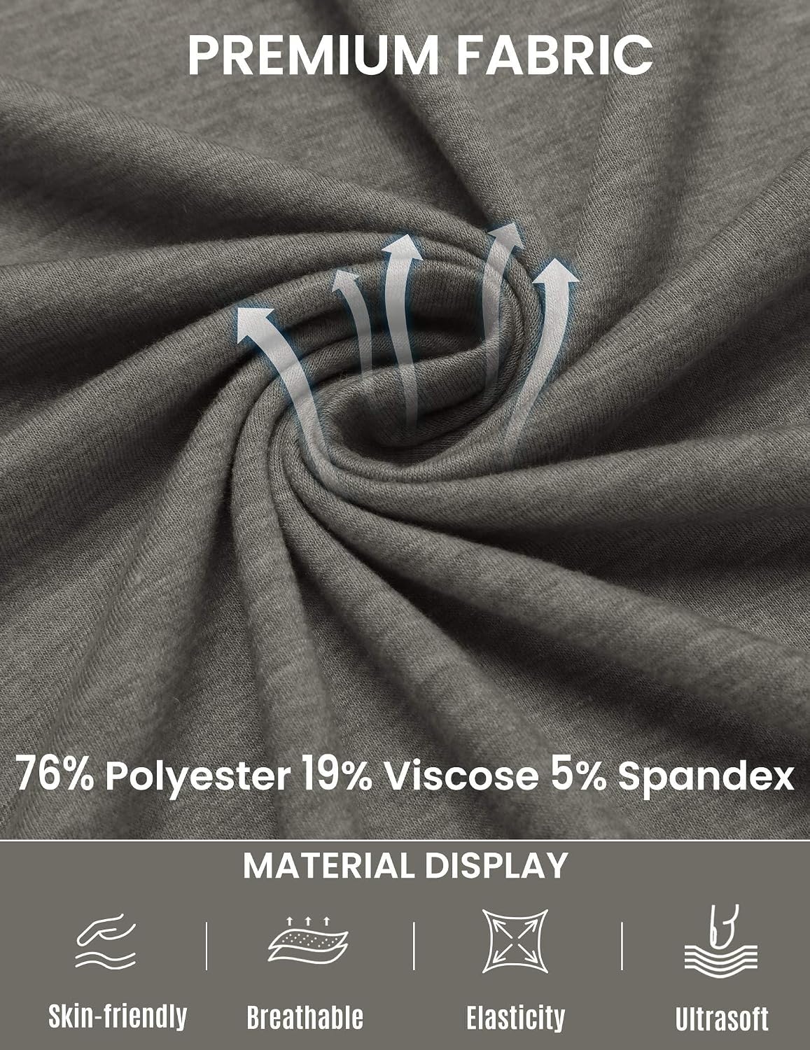 image:imageDeyeek Mens Chemo Port Access Shirts with 2 Side Arm Zippers Ideal for chemotherapy post surgery and dialysis Comfortable cancer shirts designed for easy and discreet medical accessLight Grey