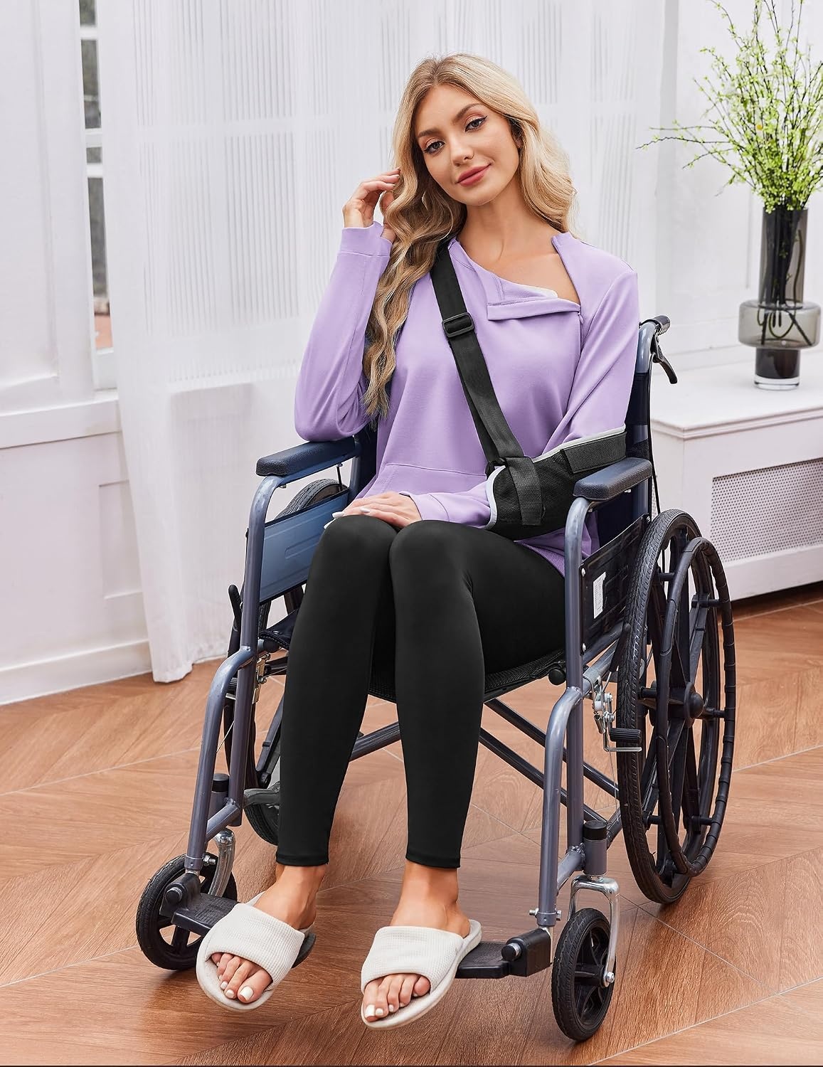 image:imageDeyeek Chemo Shirts for Port Access Womens Post Surgery Dialysis Sweatshirt Long Sleeve Arm Zipper Chemotherapy Must Haves Adaptive ClothingPurple