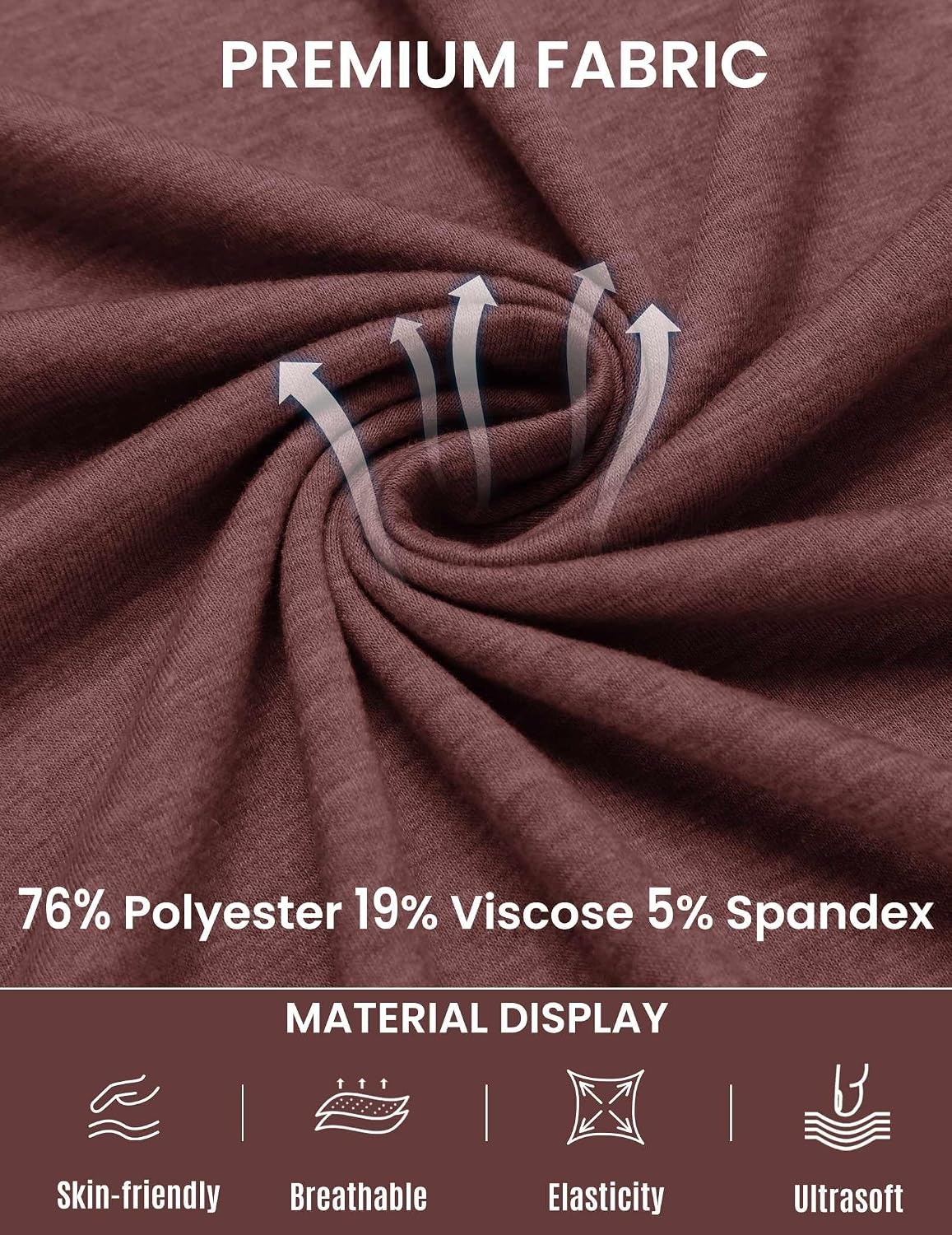 image:imageDeyeek Mens Chemo Port Access Shirts with 2 Side Arm ZippersWine Red