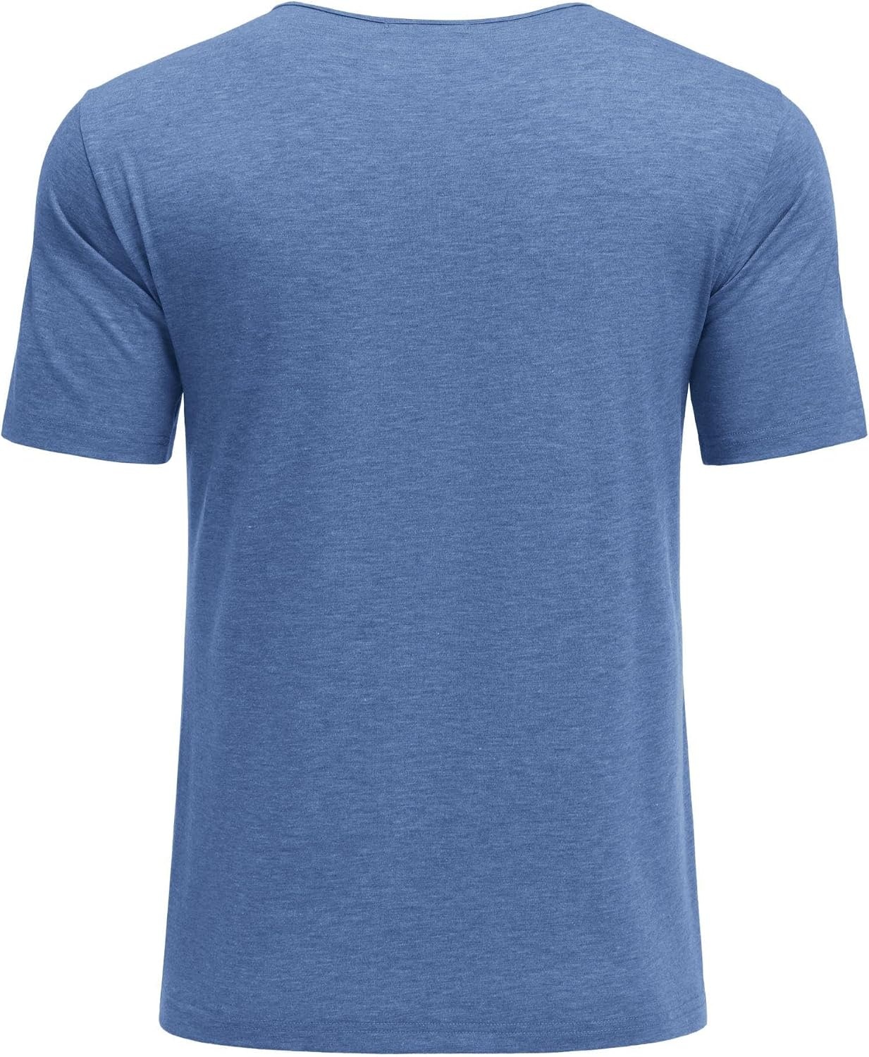image:imageDeyeek Mens Port Shirt for Chemo Access Dialysis Cancer Post Surgery TopBlue