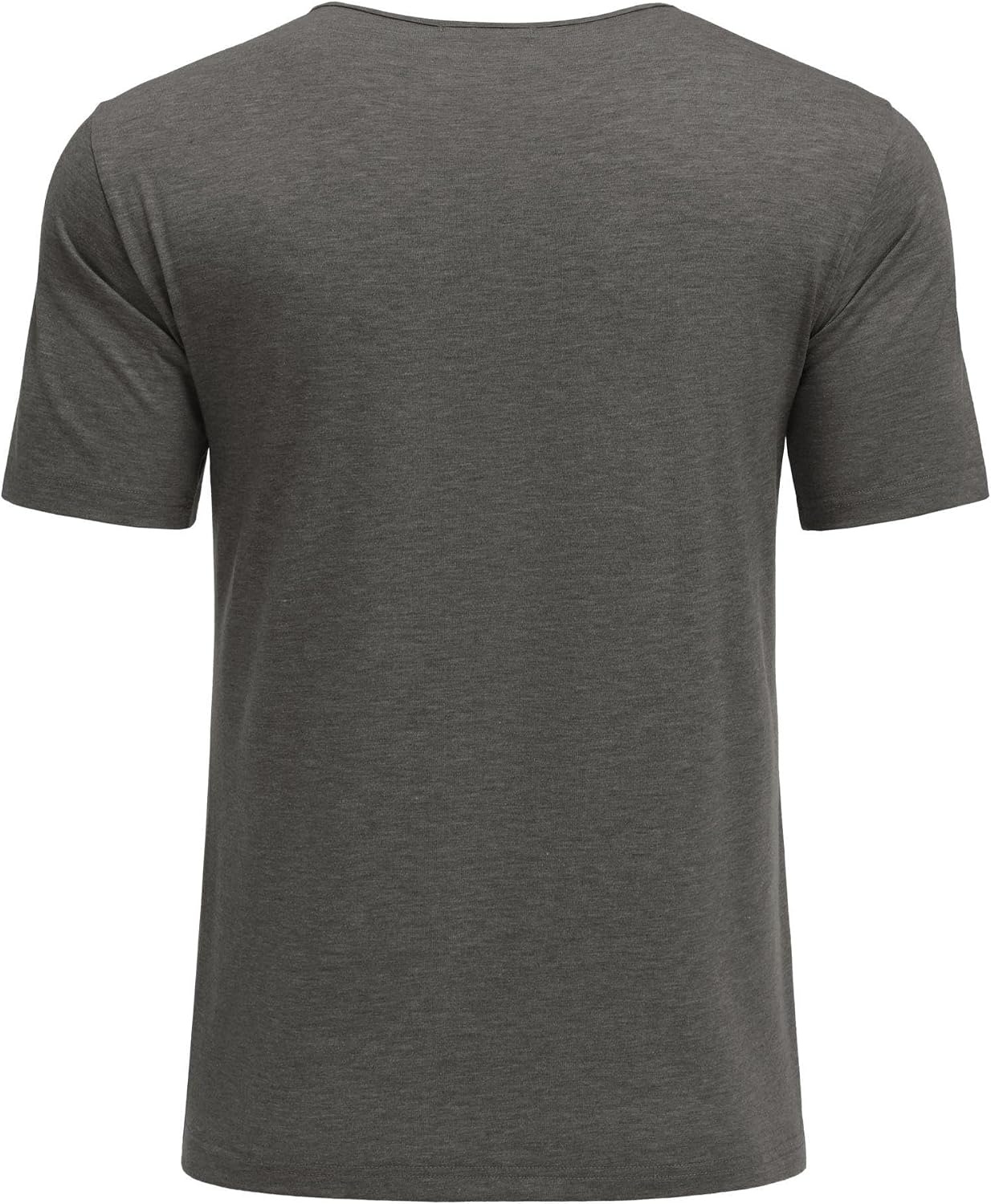 image:imageDeyeek Mens Port Shirt for Chemo Access Dialysis Cancer Post Surgery TopDark Gray
