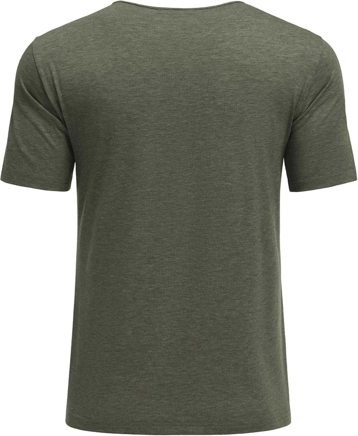 image:imageDeyeek Mens Port Shirt for Chemo Access Dialysis Cancer Post Surgery TopDark Green