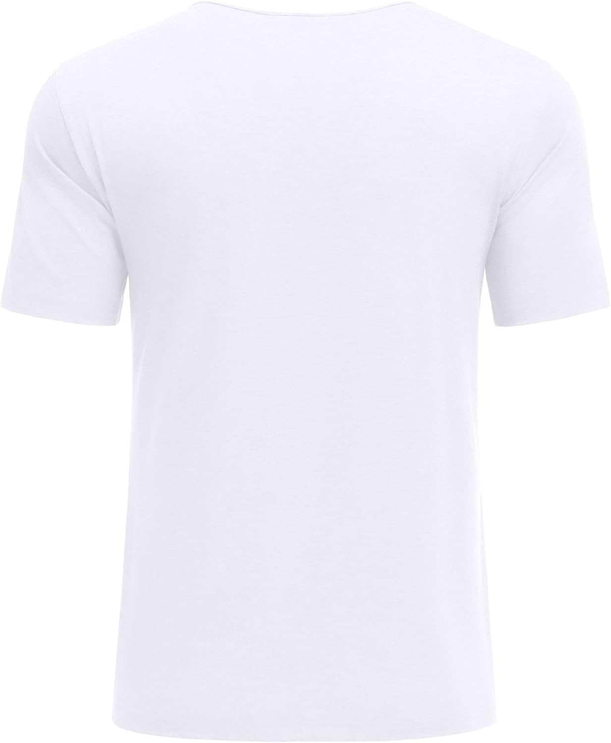 image:imageDeyeek Mens Port Shirt for Chemo Access Dialysis Cancer Post Surgery TopWhite