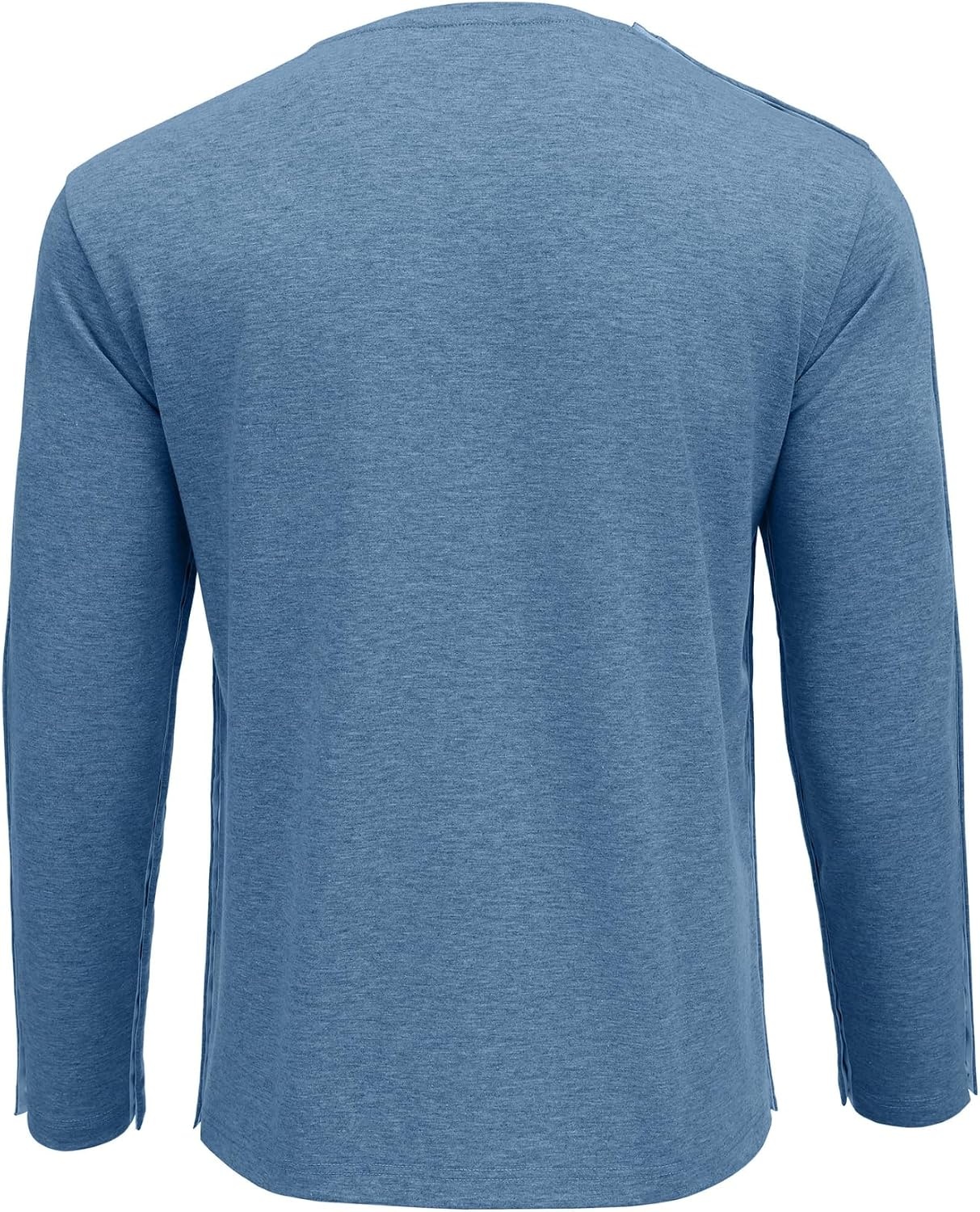 image:imageDeyeek Mens Shoulder Surgery Shirt Full Tear Away Snap Chemo Port TopNavy Blue