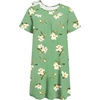 Green Flower Print