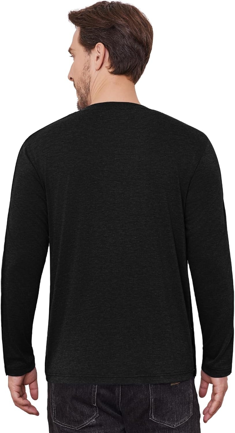 image:imageDeyeek Magnetic Post Shoulder Surgery Recovery Shirts for Men Long SleeveBlack