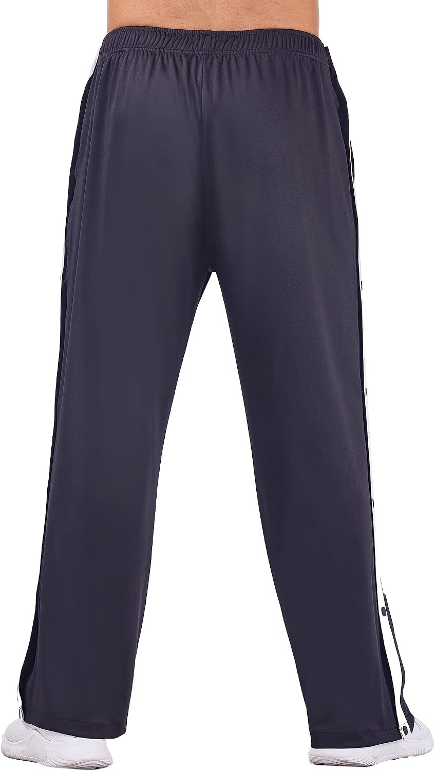 image:imageDeyeek Mens Tear Away Pants Breakaway Basketball Snap Post SurgeryNavy Blue