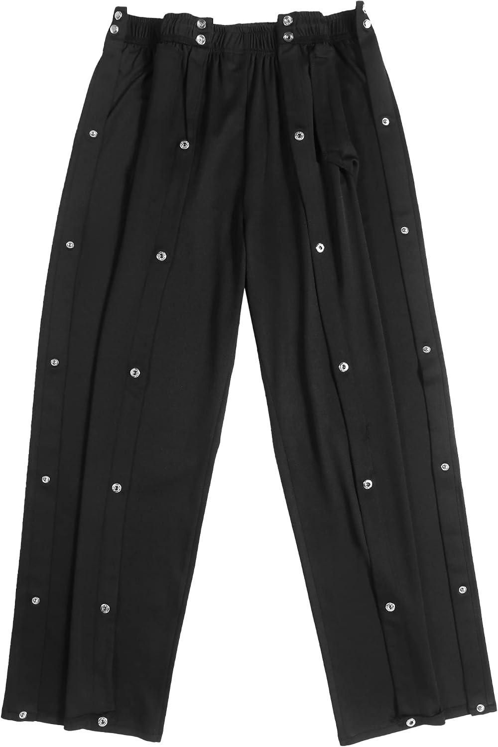 image:imageDeyeek Mens Tear Away Pants Breakaway Basketball Snap Post SurgeryPure Black Gp