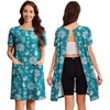 Dark Green Print
