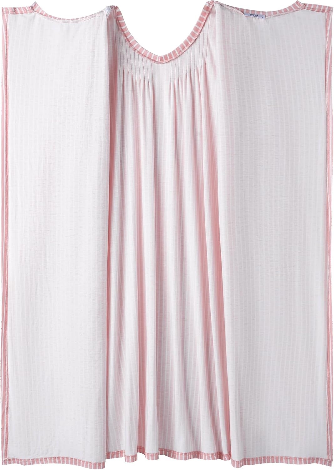 image:imageDeyeek Hospital Gowns for Women Open Back Adaptive Clothing Lounge DressPink Stripe