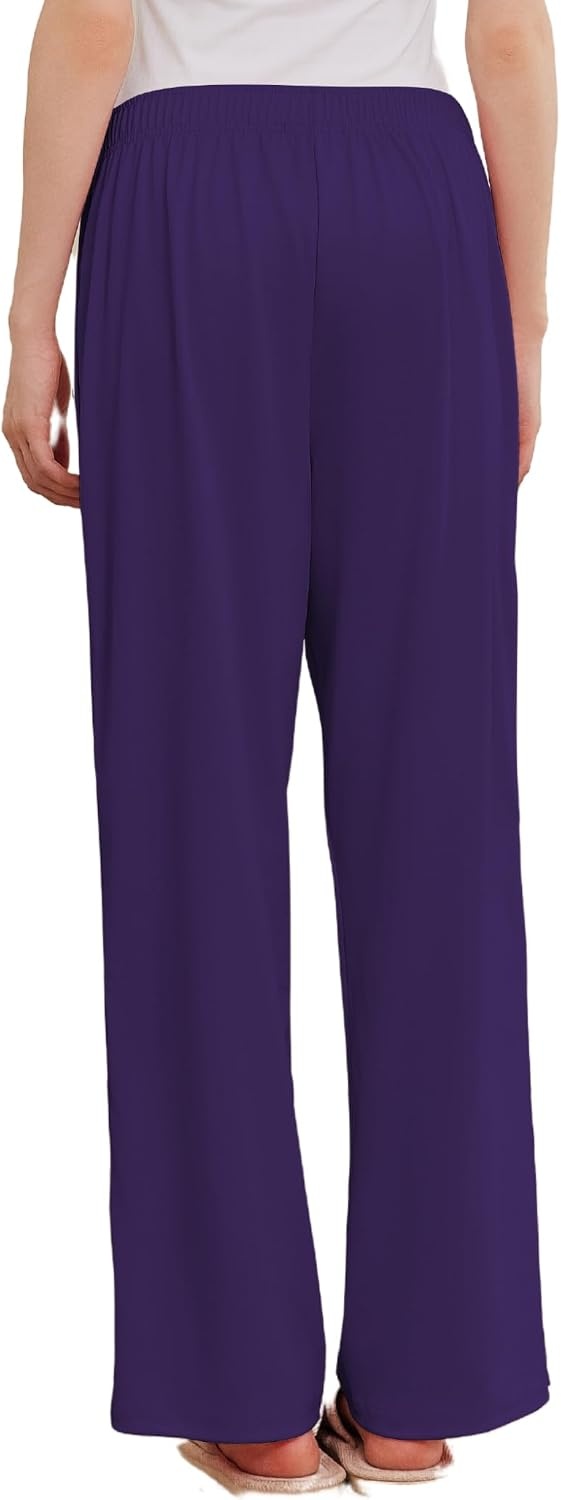 image:imageDeyeek Tear Away Pants for Women Side Split Snap Open Bottom Sweatpants LegDark Purple